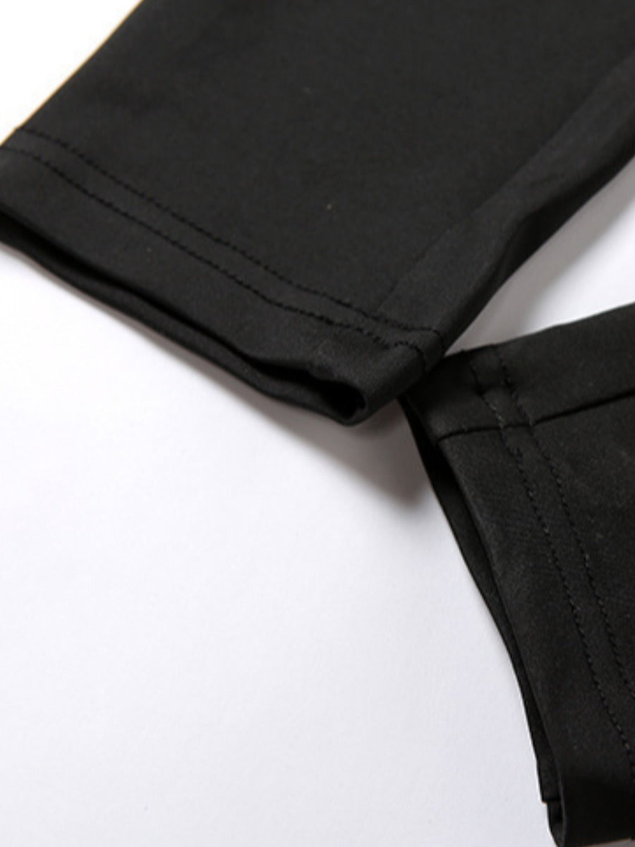 RYNLEES BASICS Zipper Design Solid Jumpsuit